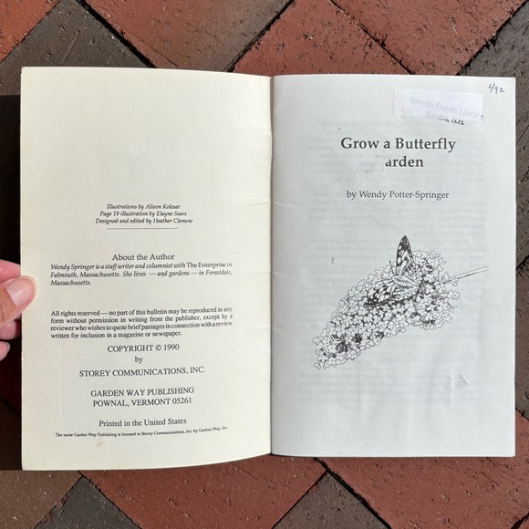 2 Gardening Wildflower Meadow Butterfly Garden Books Garden Way - Picture 7 of 8